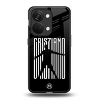 cristiano back phone cover | glass case for oneplus nord 3