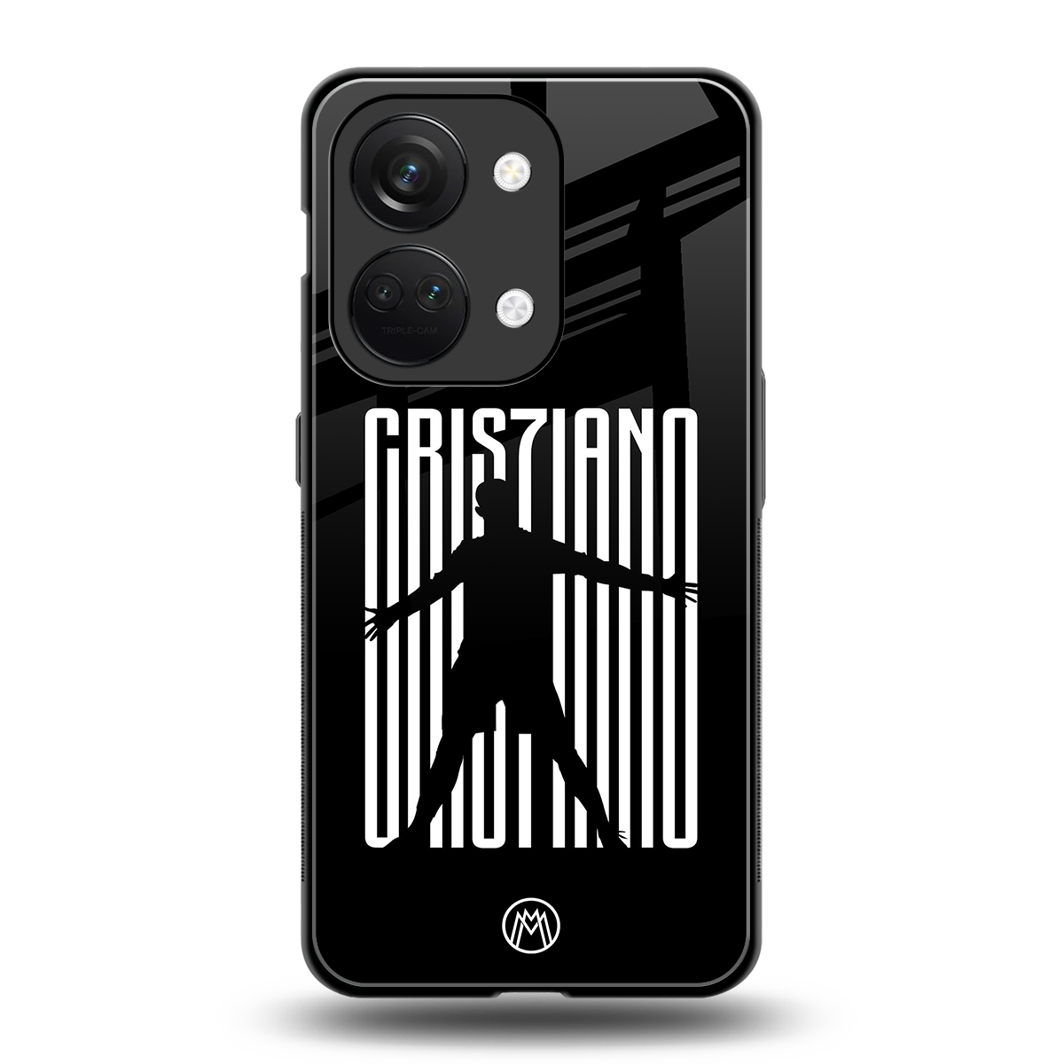cristiano back phone cover | glass case for oneplus nord 3