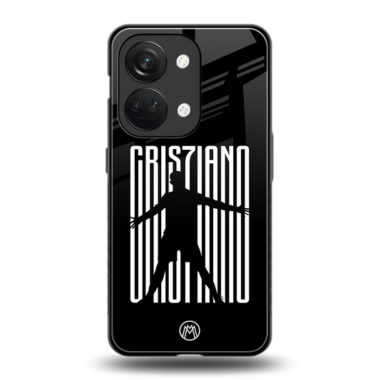 cristiano back phone cover | glass case for oneplus nord 3