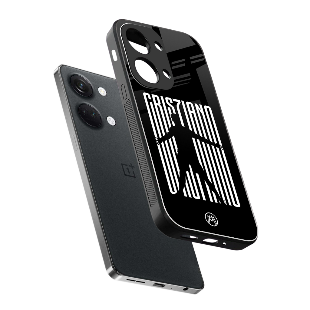 cristiano back phone cover | glass case for oneplus nord 3