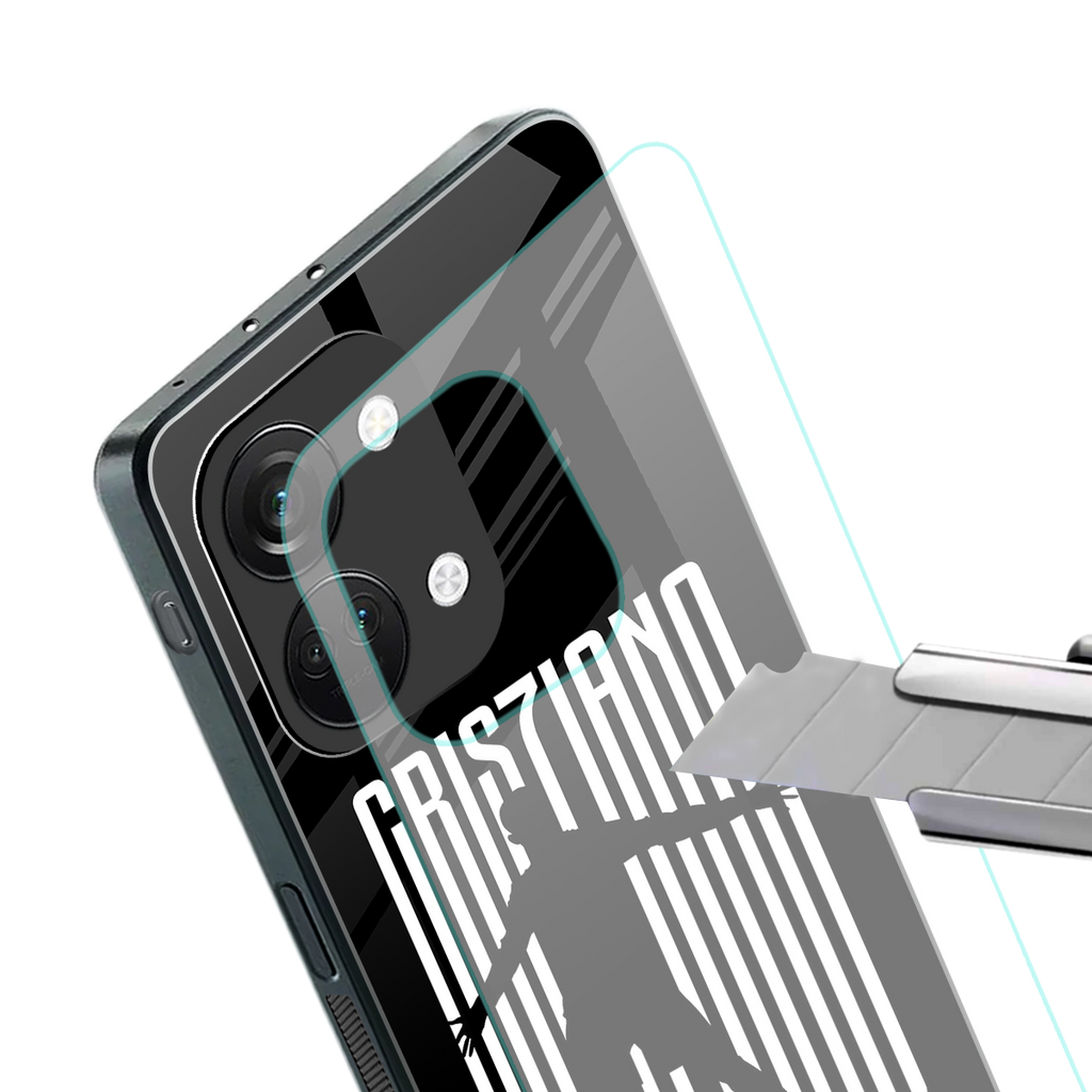 cristiano back phone cover | glass case for oneplus nord 3
