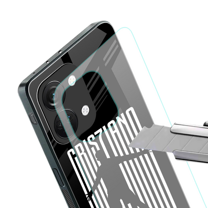 cristiano back phone cover | glass case for oneplus nord 3