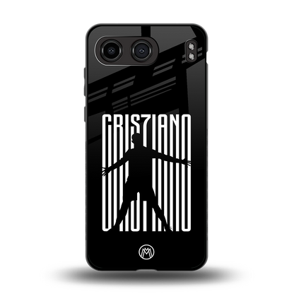 cristiano back phone cover | glass case for oneplus nord 4