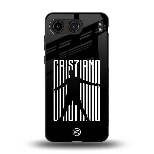 cristiano back phone cover | glass case for oneplus nord 4
