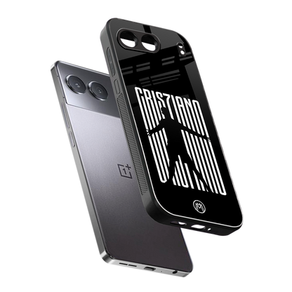 cristiano back phone cover | glass case for oneplus nord 4