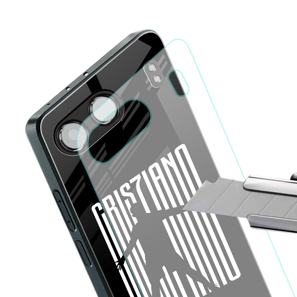 cristiano back phone cover | glass case for oneplus nord 4
