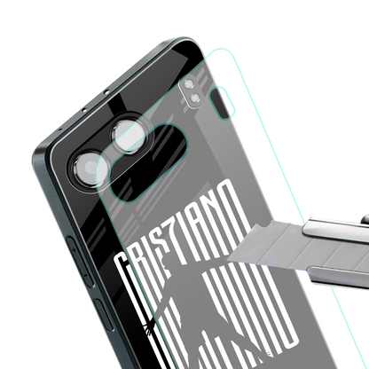 cristiano back phone cover | glass case for oneplus nord 4
