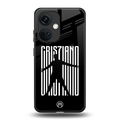 cristiano back phone cover | glass case for oneplus nord ce 3