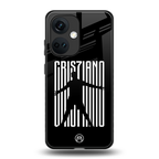 cristiano back phone cover | glass case for oneplus nord ce 3