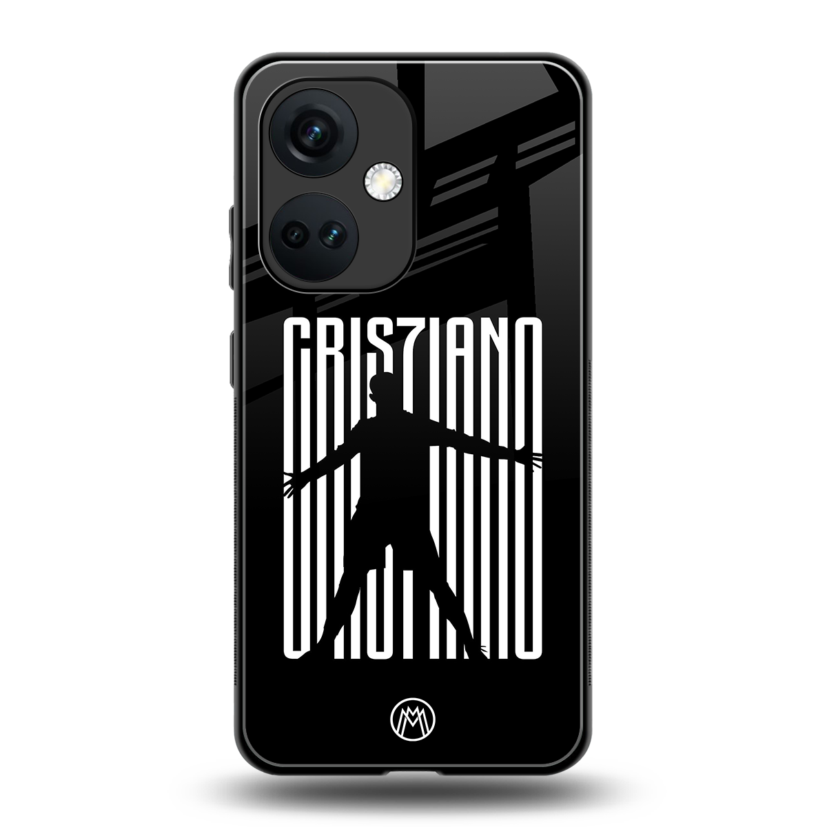 cristiano back phone cover | glass case for oneplus nord ce 3