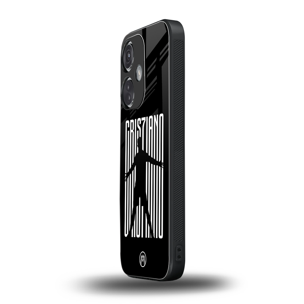 cristiano back phone cover | glass case for oneplus nord ce 3