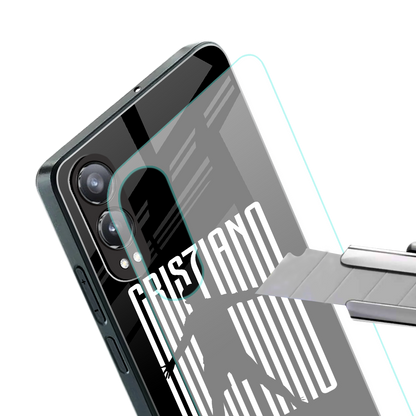 cristiano back phone cover | glass case for oneplus nord ce 4 lite
