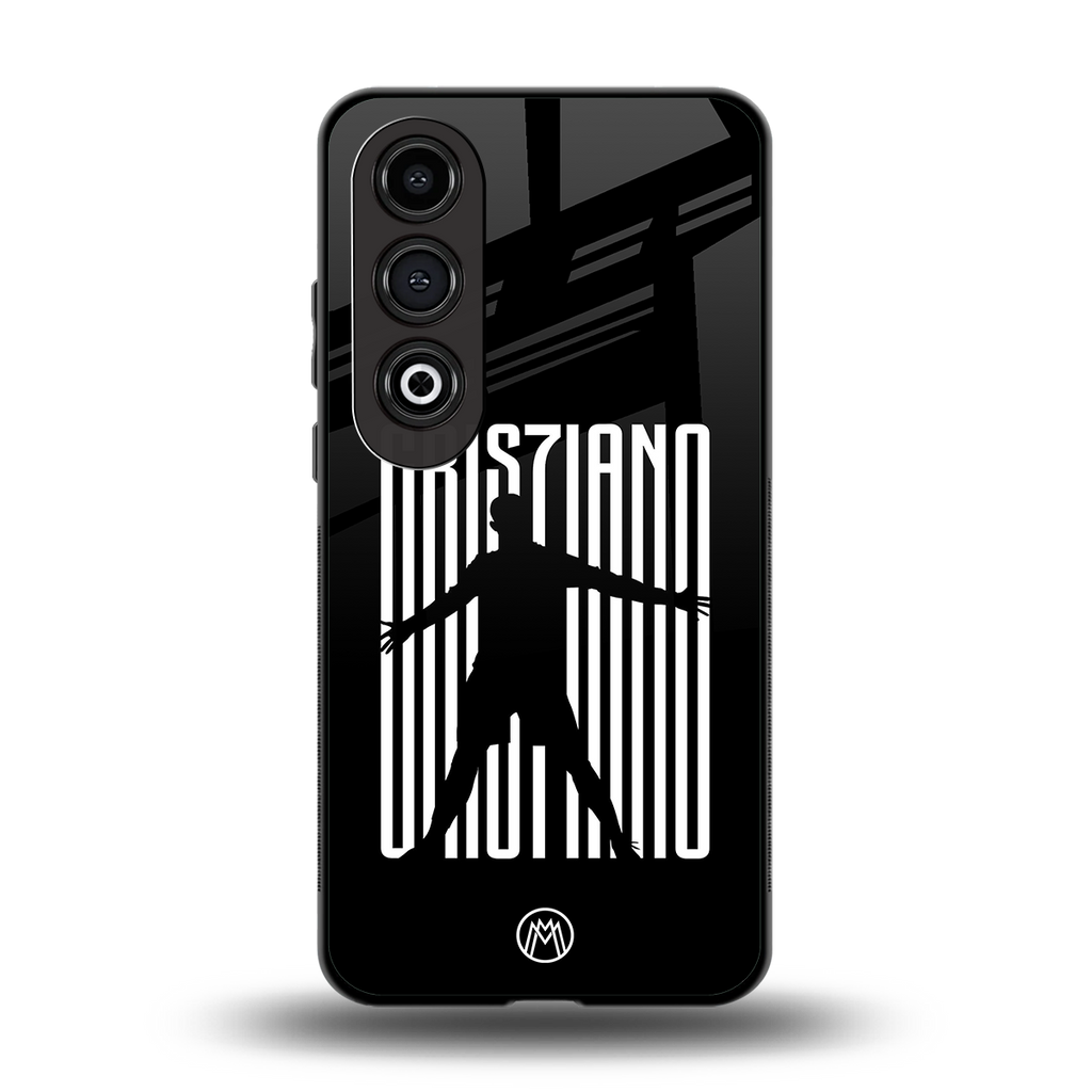 cristiano back phone cover | glass case for oneplus nord ce 4