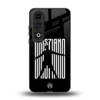 cristiano back phone cover | glass case for oneplus nord ce 4
