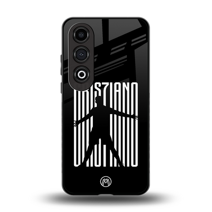 cristiano back phone cover | glass case for oneplus nord ce 4