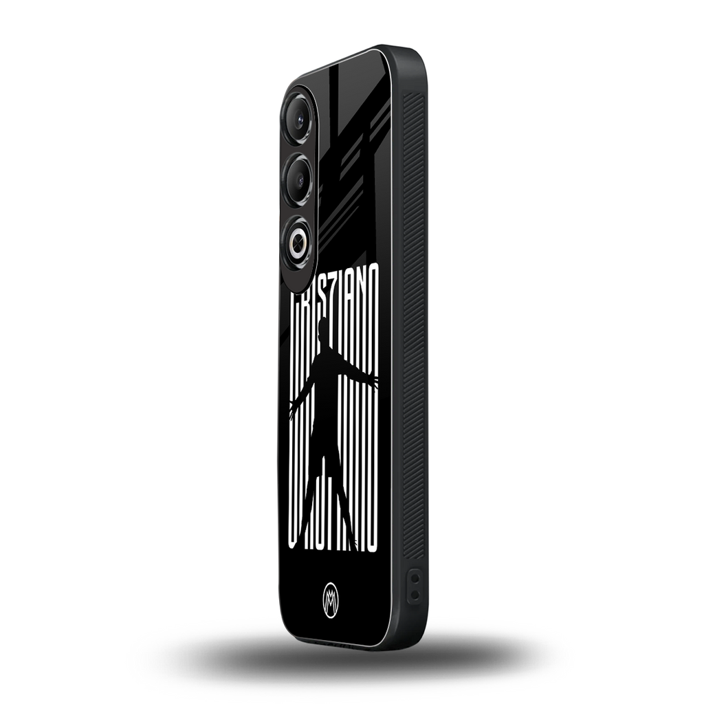 cristiano back phone cover | glass case for oneplus nord ce 4
