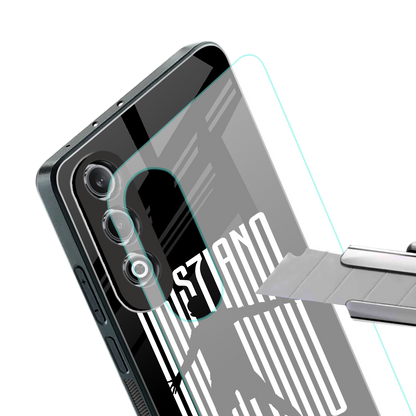 cristiano back phone cover | glass case for oneplus nord ce 4