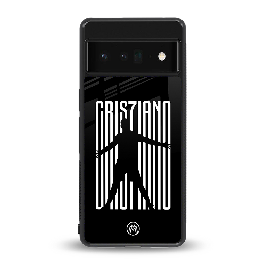 cristiano back phone cover | glass case for google pixel 6 pro