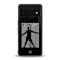 cristiano back phone cover | glass case for google pixel 6 pro