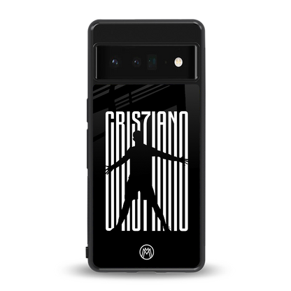 cristiano back phone cover | glass case for google pixel 6 pro