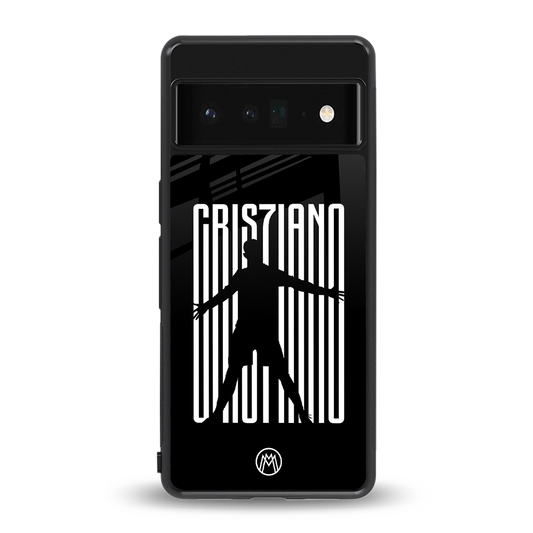 cristiano back phone cover | glass case for google pixel 6 pro