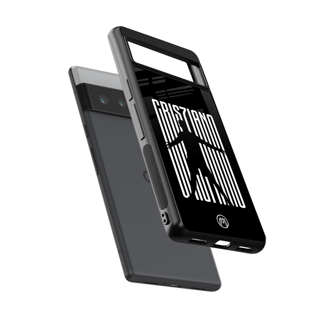 cristiano back phone cover | glass case for google pixel 6 pro