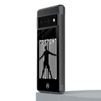 cristiano back phone cover | glass case for google pixel 6 pro