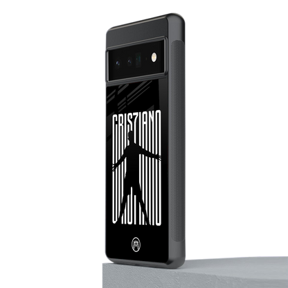cristiano back phone cover | glass case for google pixel 6 pro