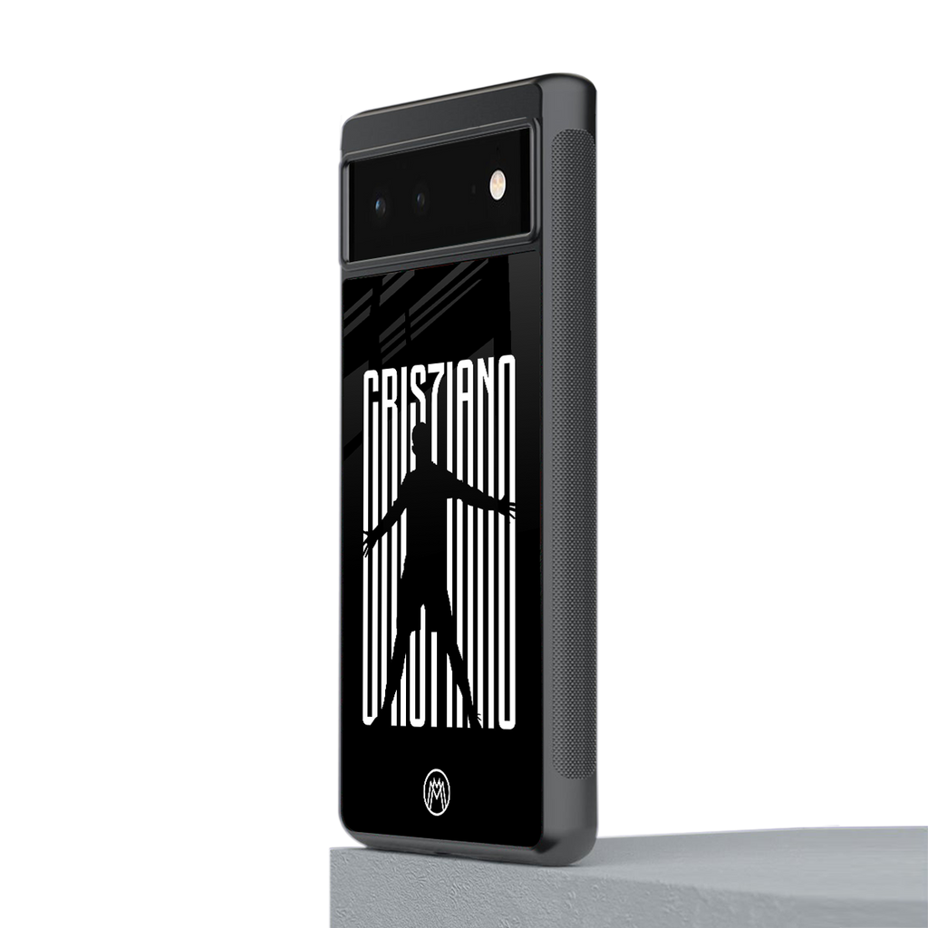 cristiano back phone cover | glass case for google pixel 6