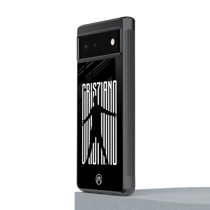cristiano back phone cover | glass case for Google Pixel 6A