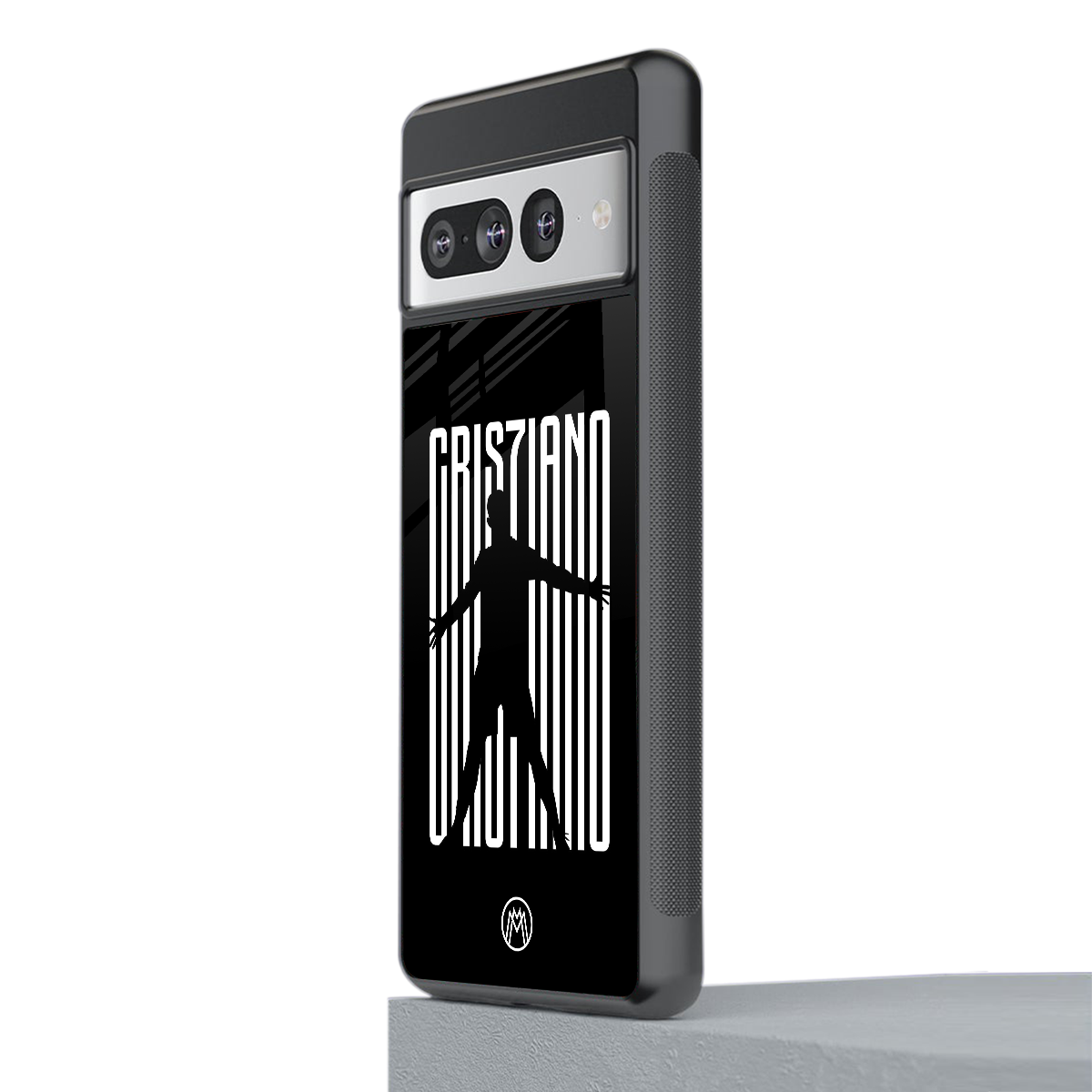 cristiano back phone cover | glass case for google pixel 7 pro
