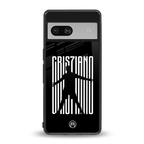 cristiano back phone cover | glass case for Google Pixel 7A