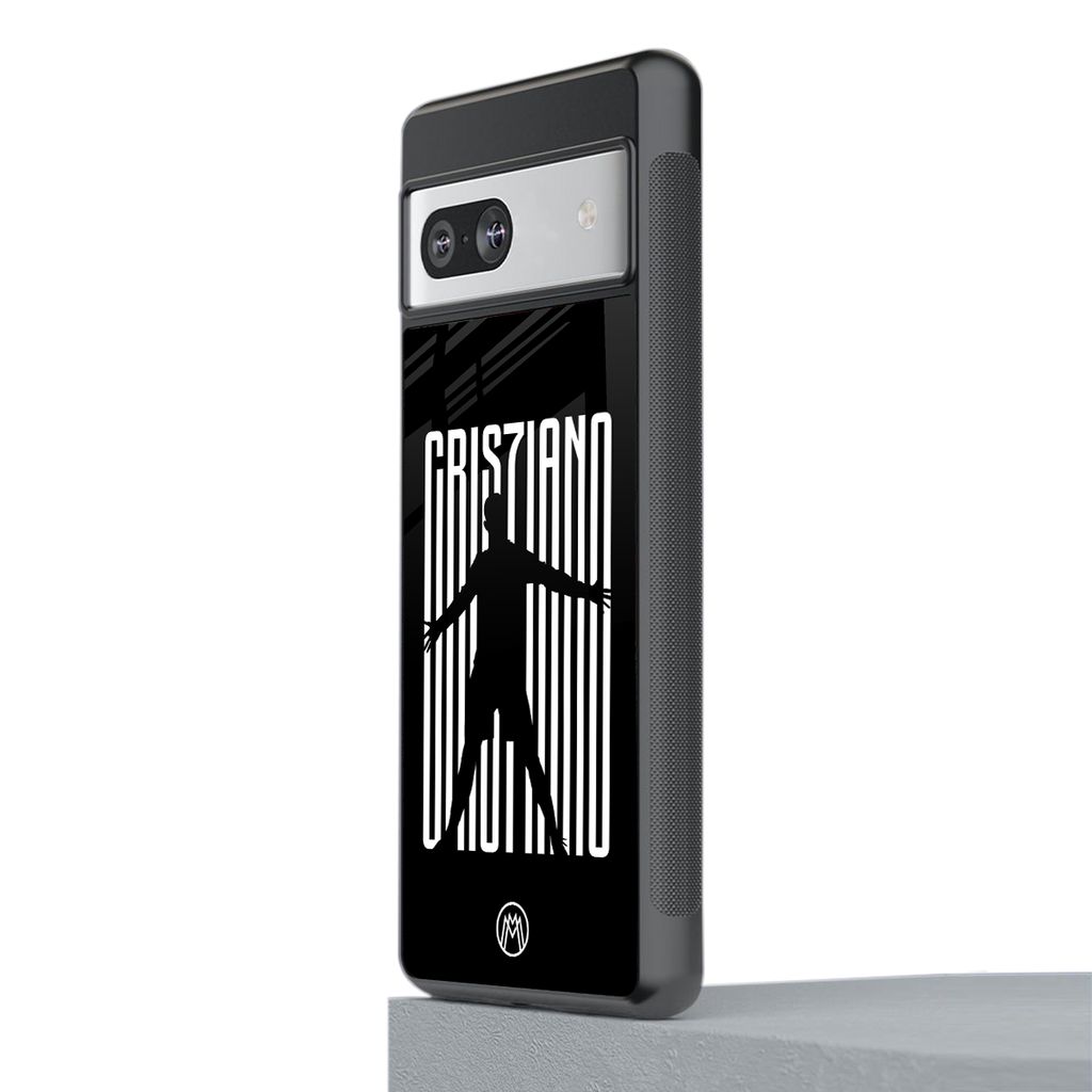 cristiano back phone cover | glass case for Google Pixel 7A