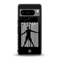 cristiano back phone cover | glass case for google pixel 8 pro