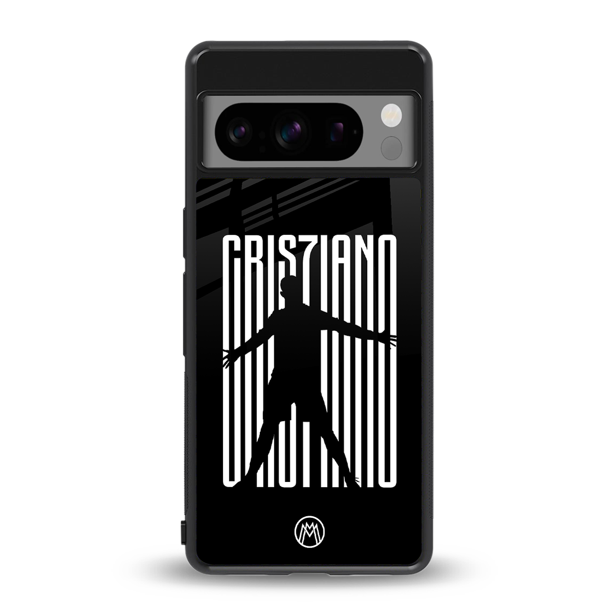 cristiano back phone cover | glass case for google pixel 8 pro