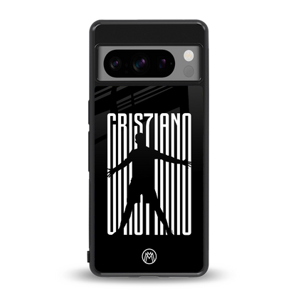 cristiano back phone cover | glass case for google pixel 8 pro