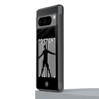 cristiano back phone cover | glass case for google pixel 8 pro