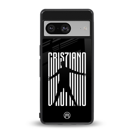 cristiano back phone cover | glass case for Google Pixel 8