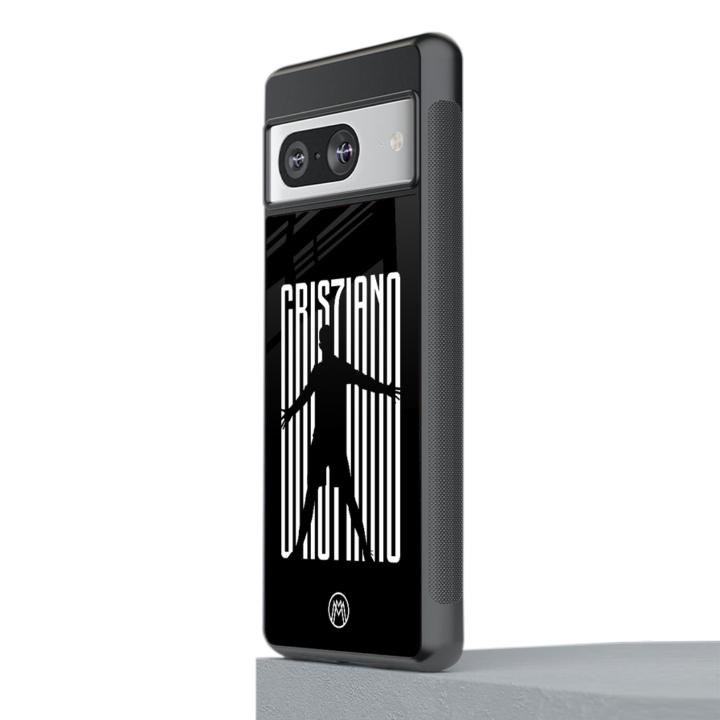 cristiano back phone cover | glass case for Google Pixel 8