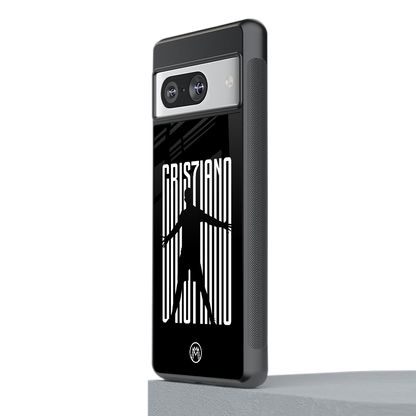 cristiano back phone cover | glass case for Google Pixel 8