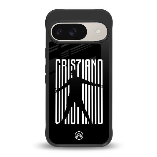 cristiano back phone cover | glass case for google pixel 9