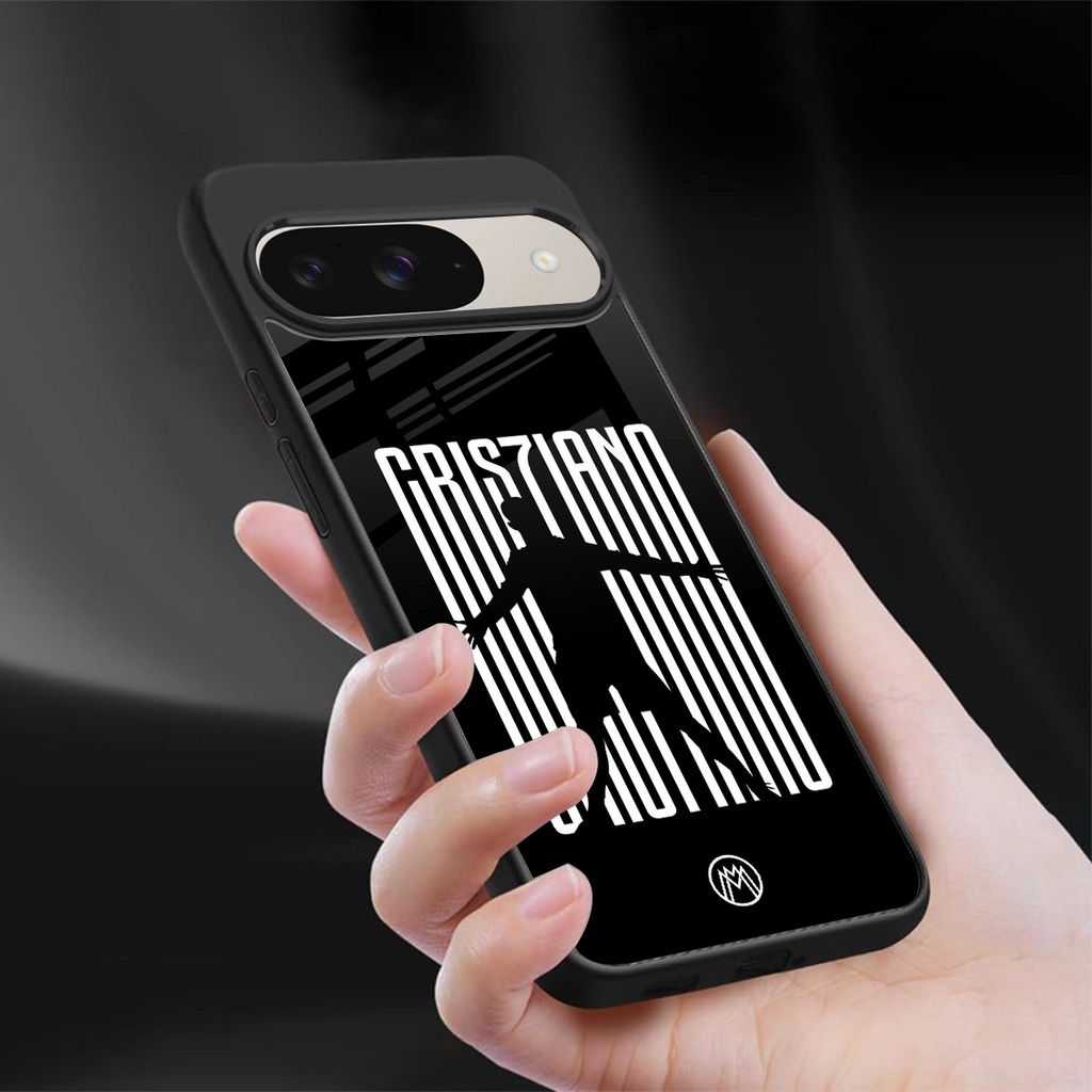 cristiano back phone cover | glass case for google pixel 9