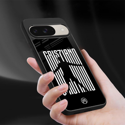 cristiano back phone cover | glass case for google pixel 9