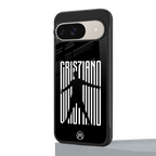 cristiano back phone cover | glass case for google pixel 9