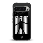 cristiano back phone cover | glass case for google pixel 9 pro