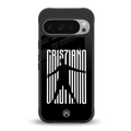 cristiano back phone cover | glass case for google pixel 9 pro xl