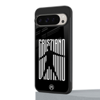 cristiano back phone cover | glass case for google pixel 9 pro