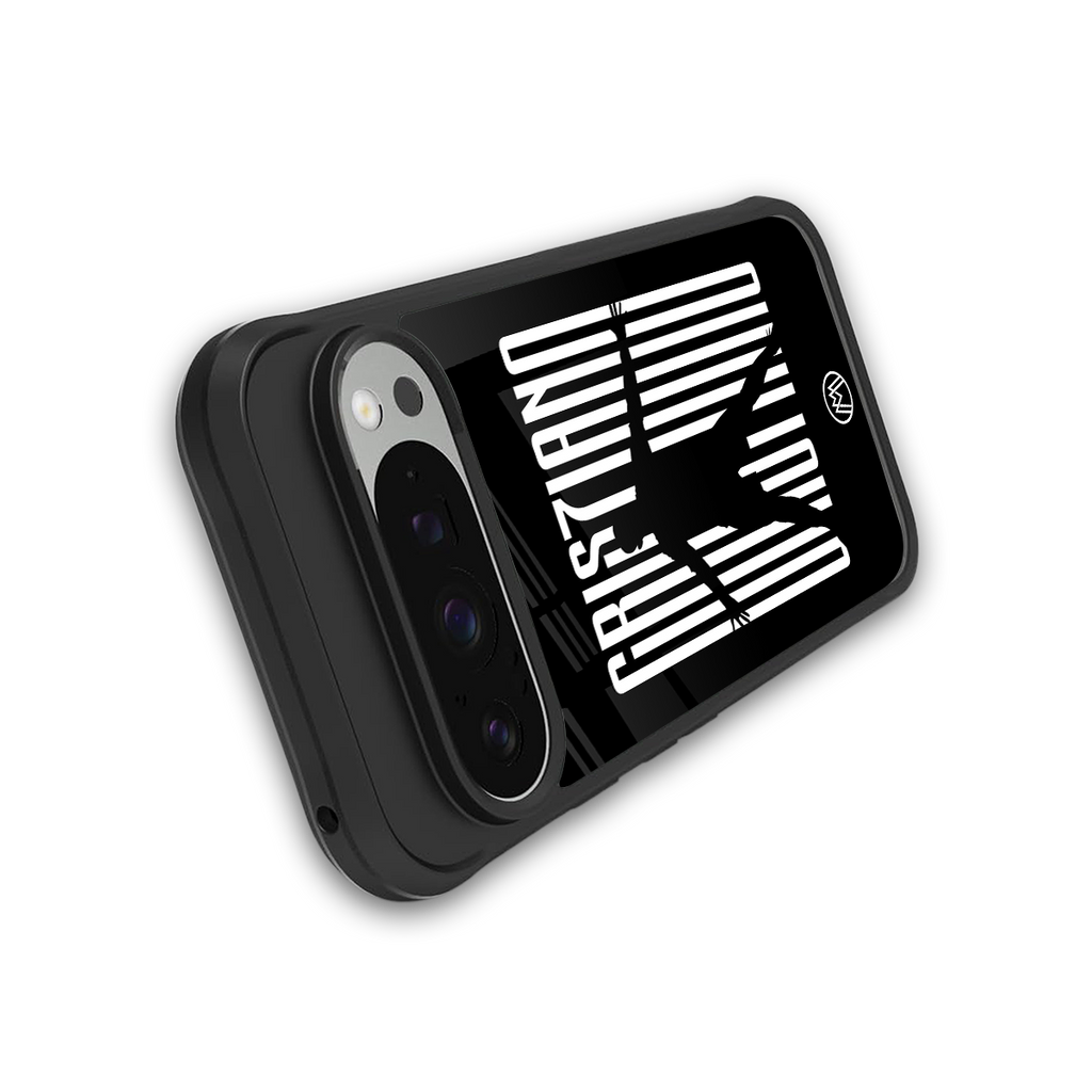 cristiano back phone cover | glass case for google pixel 9 pro