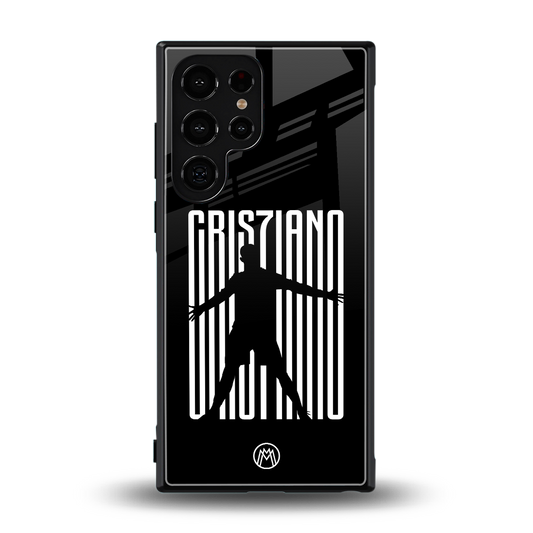 cristiano back phone cover | glass case for samsung galaxy s24 ultra