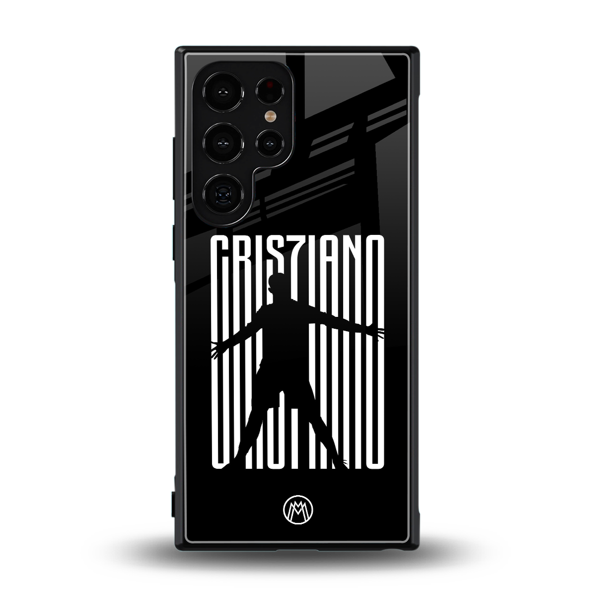 cristiano back phone cover | glass case for samsung galaxy s23 ultra